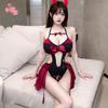 Сексуальное женское белье чистое желание демон униформа сексуальный комбинезон соблазнение суккуб халат