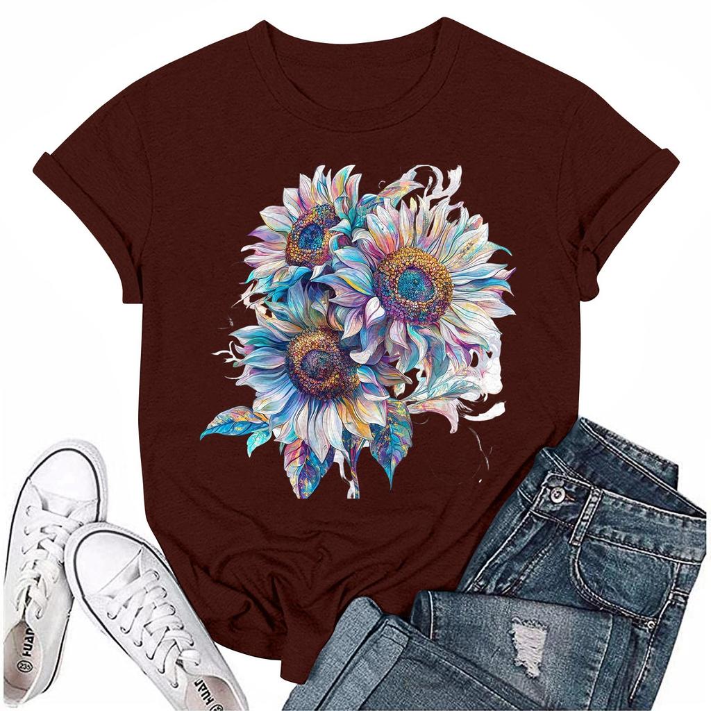 Toddler Girl Boy T-Shirts Kids Top Boys And Girls Printed Short Sleeved T-shirt