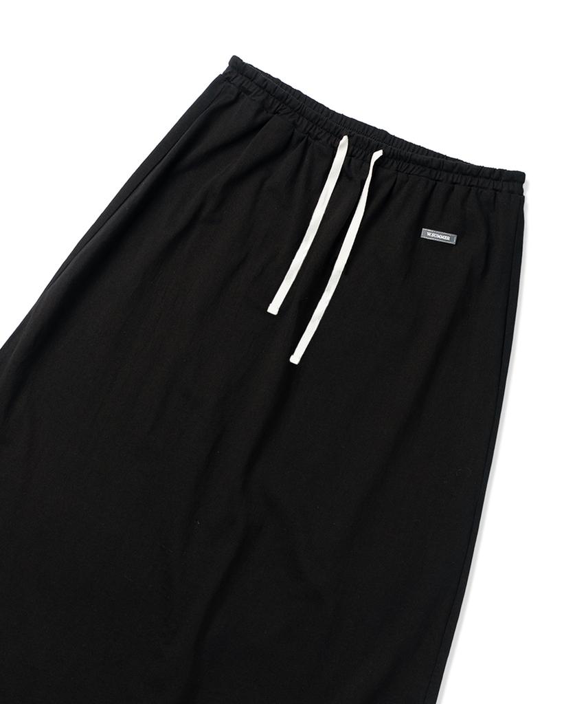 Without Summer Jersey Long Skirt_Black