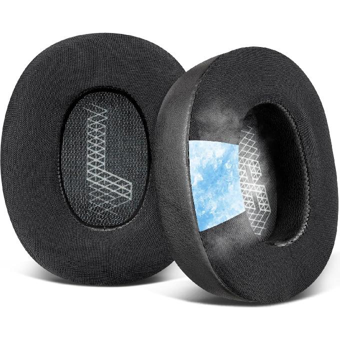 SOULWIT Охлаждающие гелевые сменные амбушюры для полноразмерных наушников JBL E65BTNC/Live 650BTNC/Live 770NC/Live 660NC/Duet NC, Подушечки для ушей с шумоподавлением