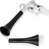 Dry Blow Cleaning Tool 1/4inch High Pressure Car Interior Spraying Cleaner Tool with 2 Nozzles Aluminium Alloy Car Cleaning Tool