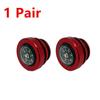 2x Aluminum Alloy Car Cigarette Lighter Outlet Plug Cap Dust Cover Compass Style