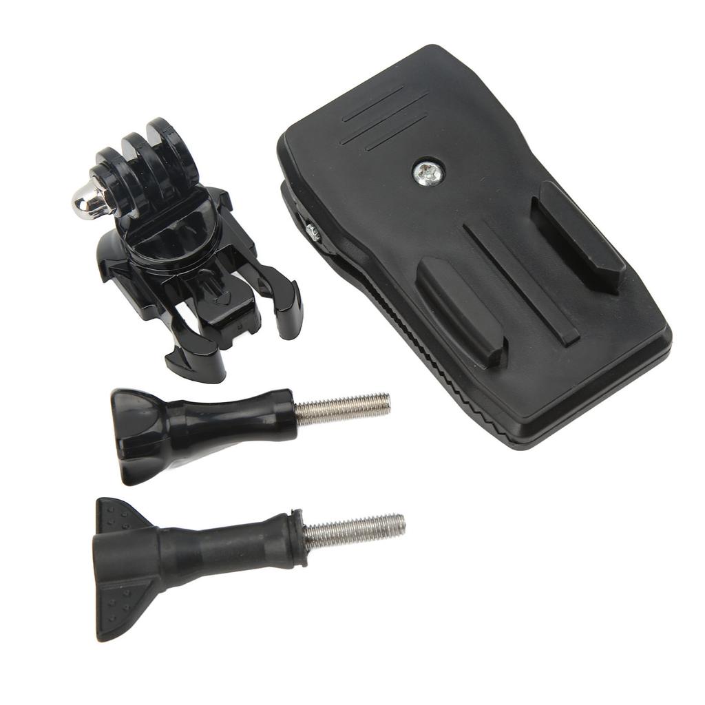 Зажим для рюкзака для экшн-камеры, вращающийся на 360 градусов, фиксирующий ремень рюкзака с функцией быстрого отсоединения