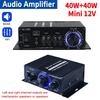 Цифровой усилитель AK-280 12 В 40 Вт+40 Вт HIFI Цифровой стерео аудиоусилитель 2 канала Домашний кинотеатр Поддержка высоких и низких частот AUX вход