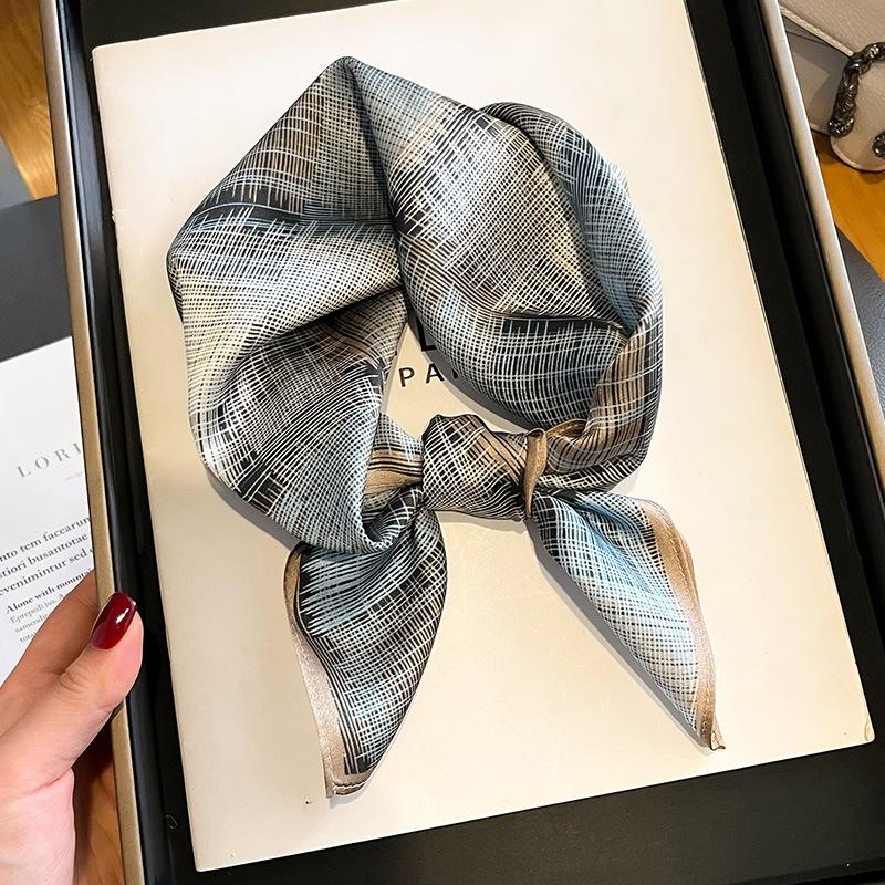 100% Натуральный Шарф из Шелка Женский Квадратный Галстук на Шею Шарфы Шали Накидки для Леди Фуляр Шарфы Пашмина Женский Хиджаб Бандана буфанда