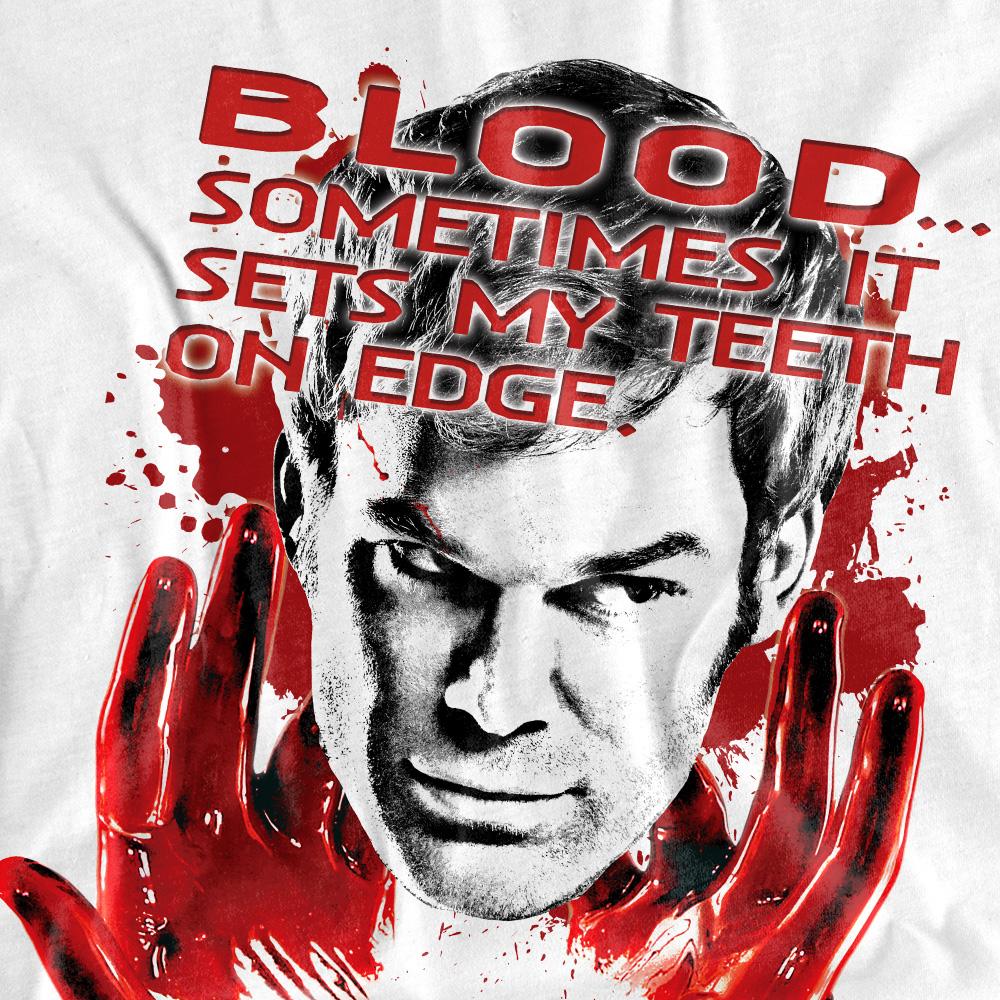Dexter Unisex Adult Blood T-Shirt