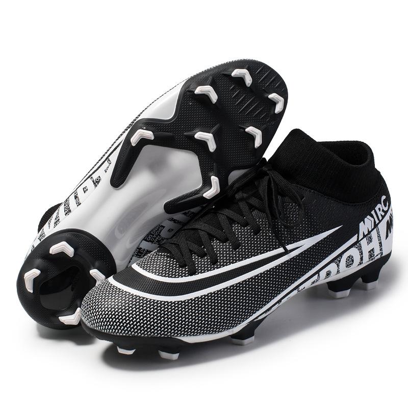 Foreign Trade Football Shoes, Men's High-top AG Spikes, Youth Student Competition Training Shoes, Artificial Turf Sports
