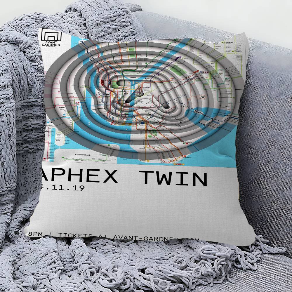 DJ AAphex Twin Чехол-подушка Дюймы Сельский Декор Домашние Декоративные Наволочки для Дивана