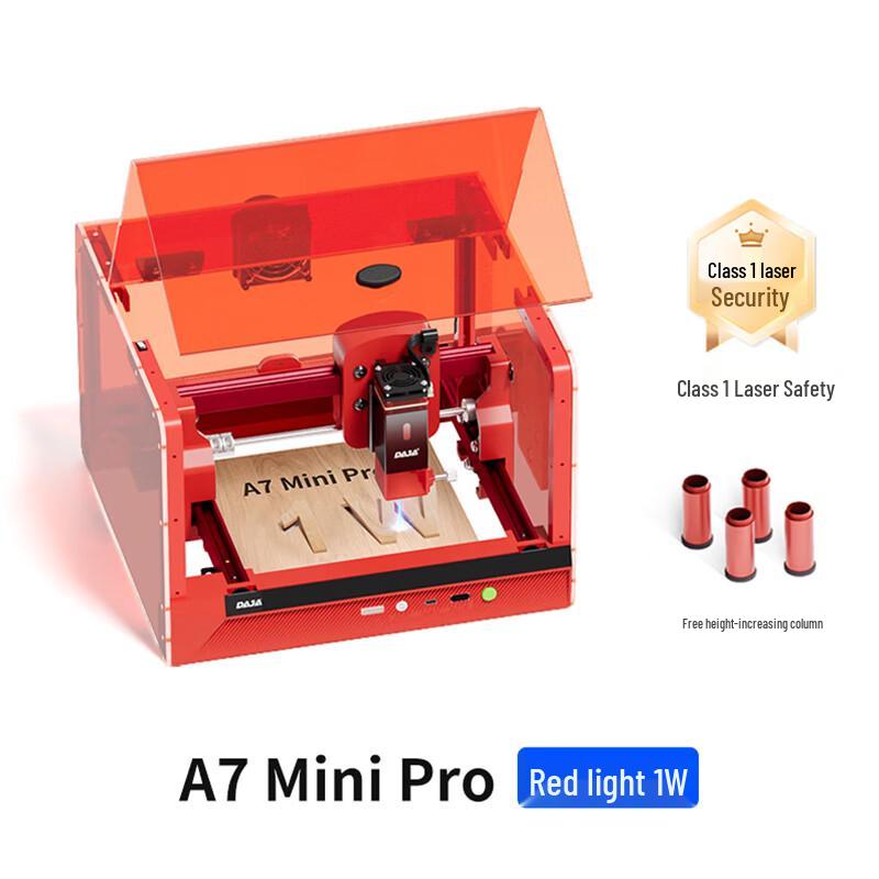 A7 Mini Pro Настольный лазерный гравер Штепсель CN (адаптер в комплекте)