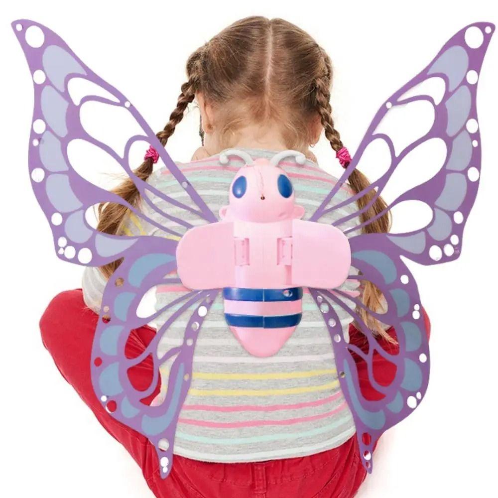 With Lights Moving Fairy Butterfly Wings Adjustable Strap Fairy Flying Toy  Party