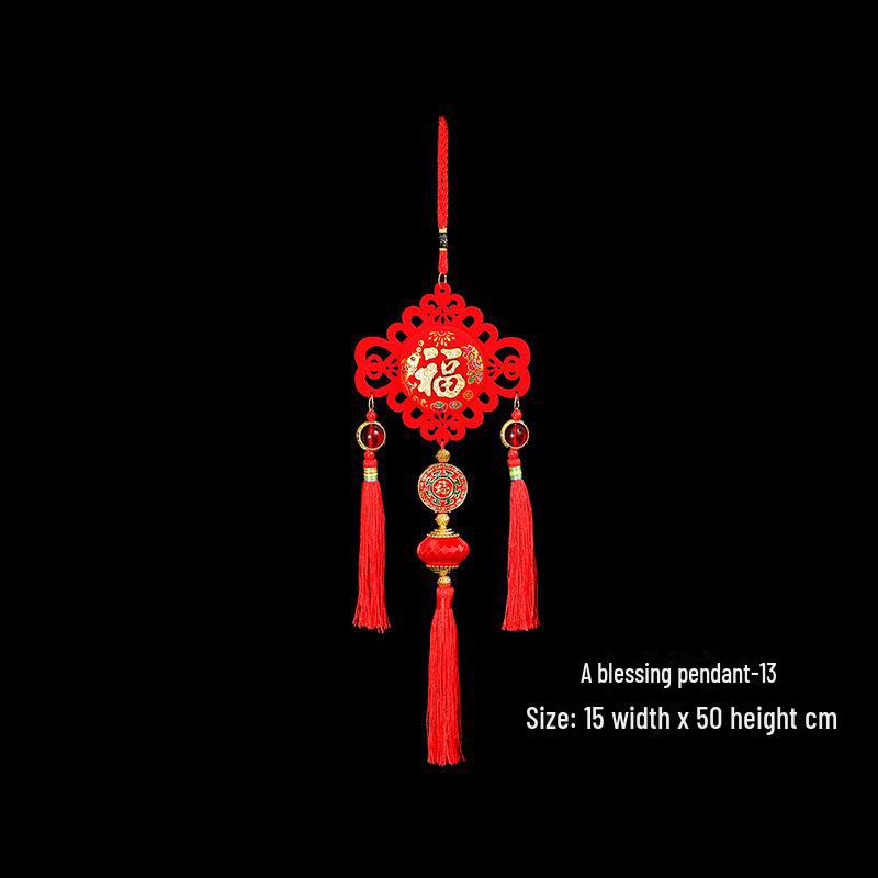 2025 New Year Pendant: Festive Decoration for Attracting Wealth and Fortune, Ideal for Spring Festival Celebrations.