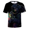 Cartoon Astronaut Short Sleeved T-shirt for Adults Children Men Women Home Casual Top