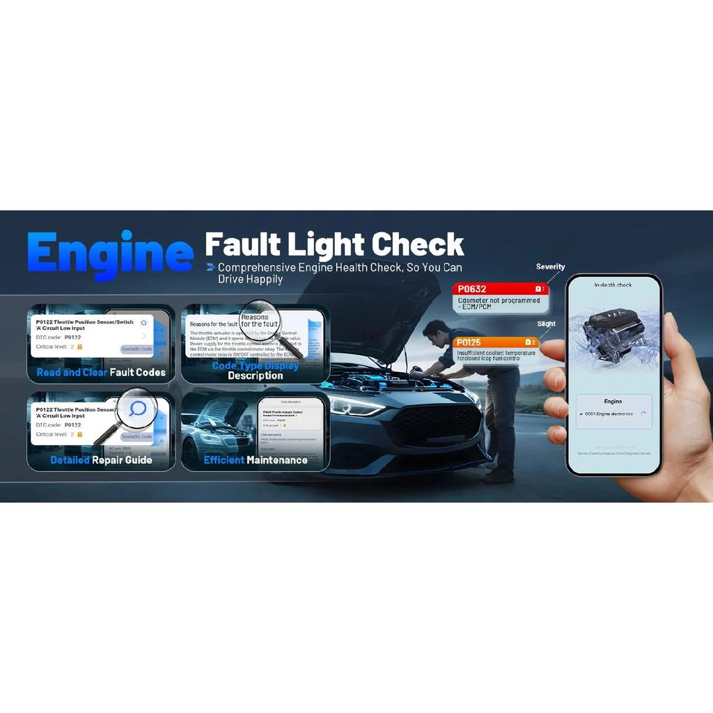 XTOOL OBD2 Сканер AD20PRO Bluetooth OBDII Считыватель кодов Полностью системный диагностический инструмент Тест аккумулятора Сброс масла Программное обеспечение Бесплатное обновление