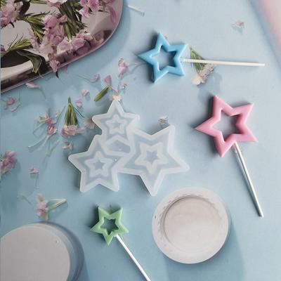 3 полости в форме звезды из смолы и эпоксидной смолы форма для шоколада своими руками силиконовая форма для украшения торта кухонные инструменты формы для выпечки