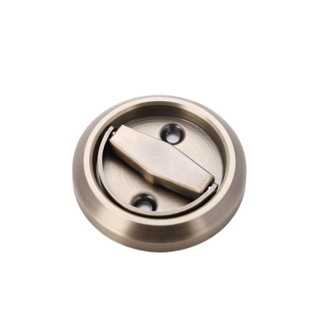 Wardrobe Furniture Lock Bolt Recessed Door Handle Lock Wardrobe Pulls Cabinet Knob Pull Ring Lock