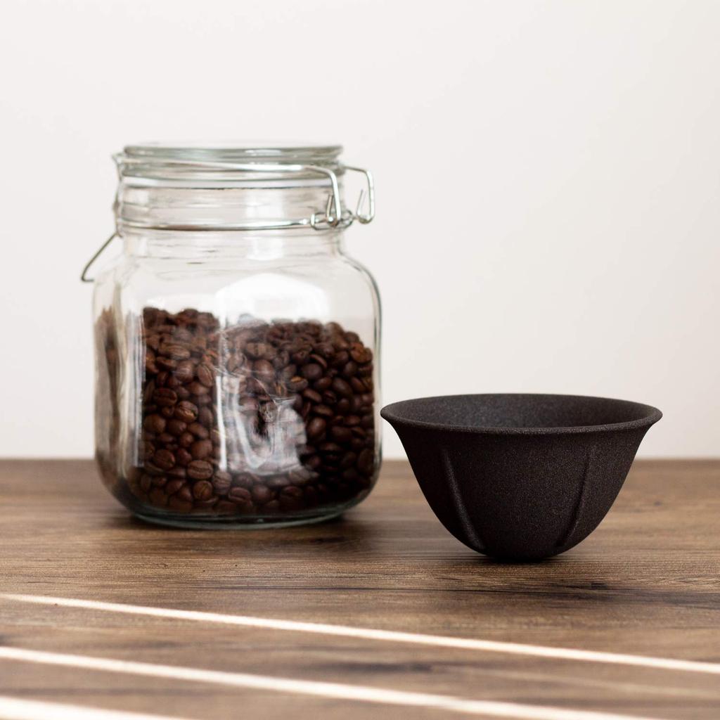 Toyo Ceramics Arita Ware Coffee New Ceramic Filter Diameter X Eco Made In Filter, (Small), Approx. 10.7cm 5.5cm Height, Dripper, Japan, NS-02