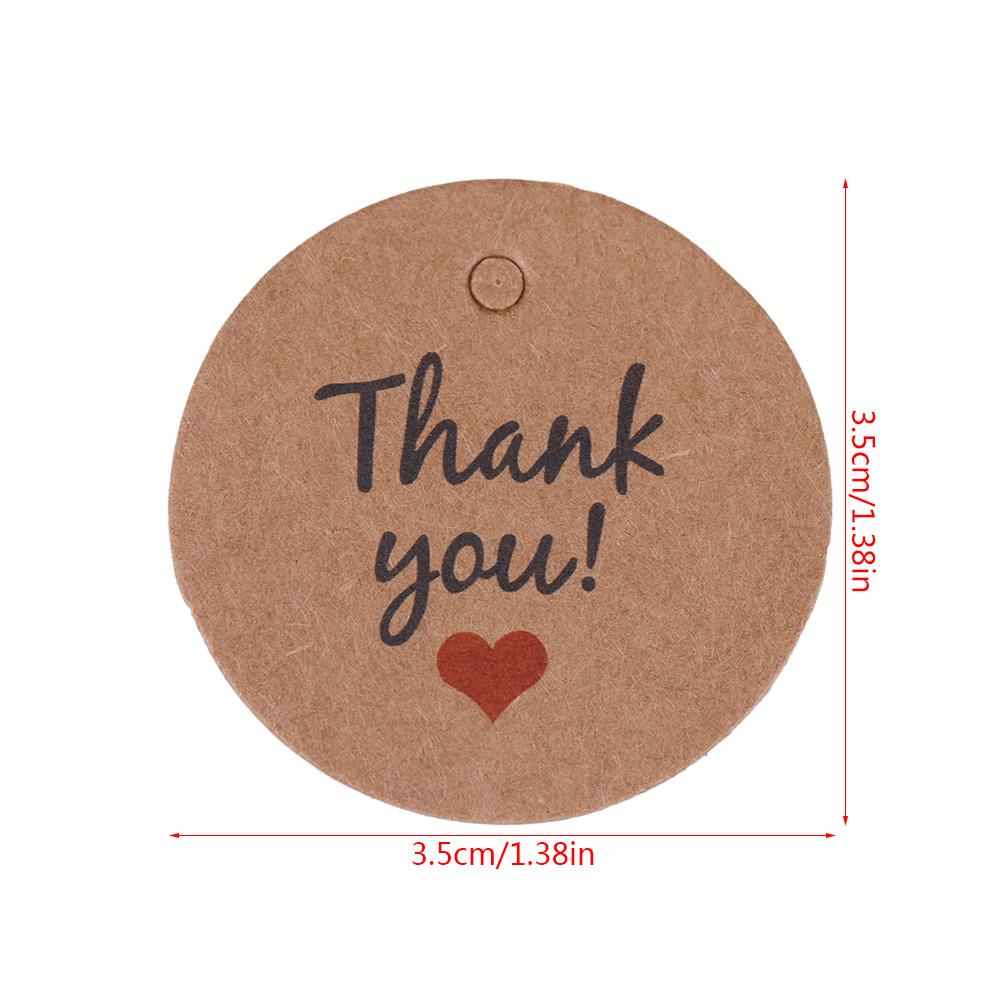 100 шт. коричневая подвесная этикетка ручной работы, свадебный подарок, десертные бирки, ценник для одежды, ювелирных изделий