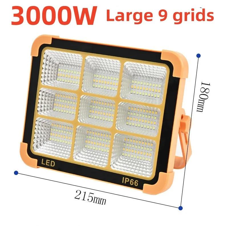 Светодиодный уличный фонарь на солнечной батарее, уличный, портативный, водонепроницаемый, фонарик, прожектор-отражатель, прожектор заливающего света, строительный свет