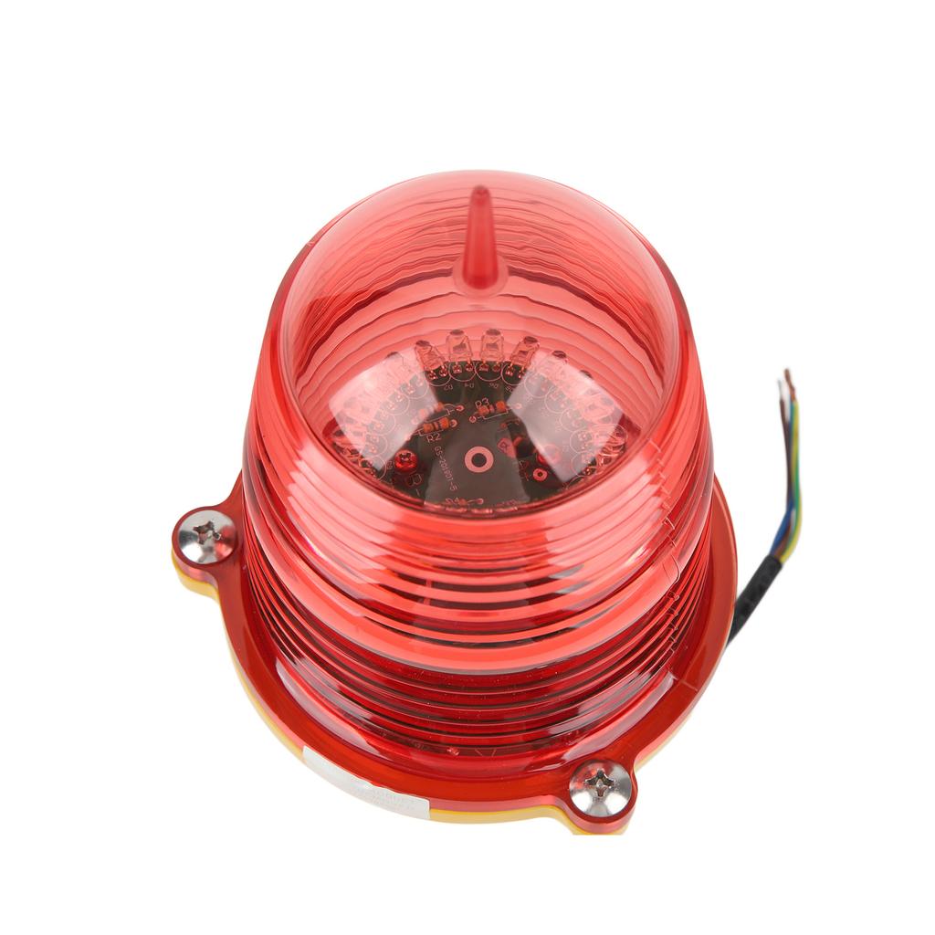 Aviation Obstruction Light Super Bright Impact Resistant Aviation Obstruction Light for Marine Boat AC220V Constant