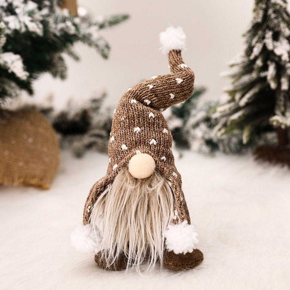 Xmas Christmas Pendant For Home Christmas Decoration Faceless Doll Tabletop Figurines Gnome Doll