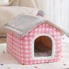 The New Thousand Bird Lattice House Nest Dog Square Nest House Convenient To Disassemble and Wash Soft and Comfortable Pet Nest Four Seasons Available