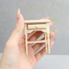 Миниатюрная модель деревянной прикроватной тумбочки масштаба 1/12 - DIY миниатюрный реквизит для фотосъемки - Сезонный декор - Идеальный подарок