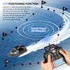 Лодка для наживки с GPS и 3 контейнерами для наживки Беспроводная лодка для наживки с функцией автоматического возврата