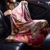 1pc Polly I Flannel Blanket Soft Warm Throw for Home, Office, Travel, All Season Cozy Bedding Gift, Office