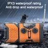 Emergency Radio with SOS Alarm Flashlight Solar Powered Hand Crank Rechargeable Radio Outdoor Camping FM AM WB Full Band Portable Radio