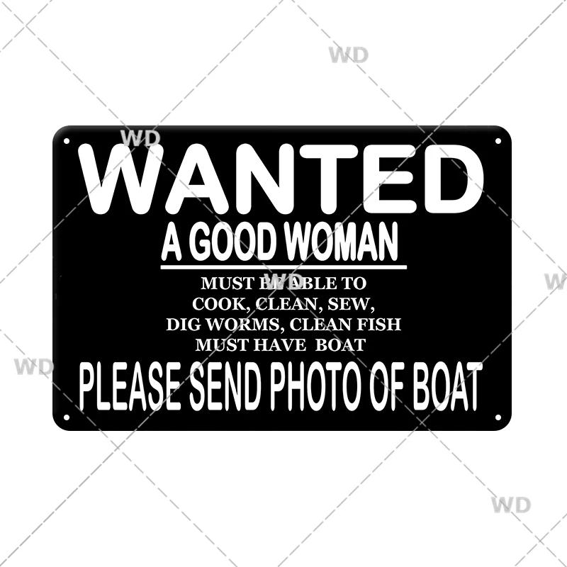 Funny Fishing Metal Tin Sign Retro Vintage Plaque Metal Poster Go Fishing Lover Gift Plate For Men Cave Fishing Home Wall Decor