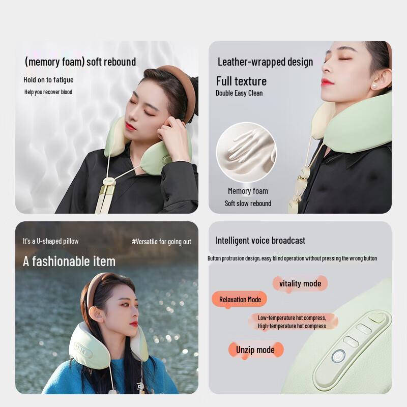 Bear AMQ-R10W1 Portable Neck Massager Pillow