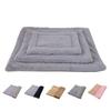 Rectangle Dog Mat Warm Plush Cat Bed House Cushion Pet Sleeping Blanket Mat Bed for Samll Large Dogs Sofa Mats