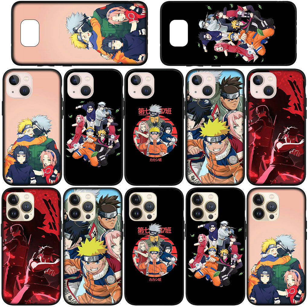 Чехол для телефона Samsung Galaxy S25 S24 S23 iPhone 16 15 Xiaomi Redmi Note 14 13 12 16E 11 Pro Max XR OPPO Moto Huawei Poster Uchiha Sasuke Naruto Cover