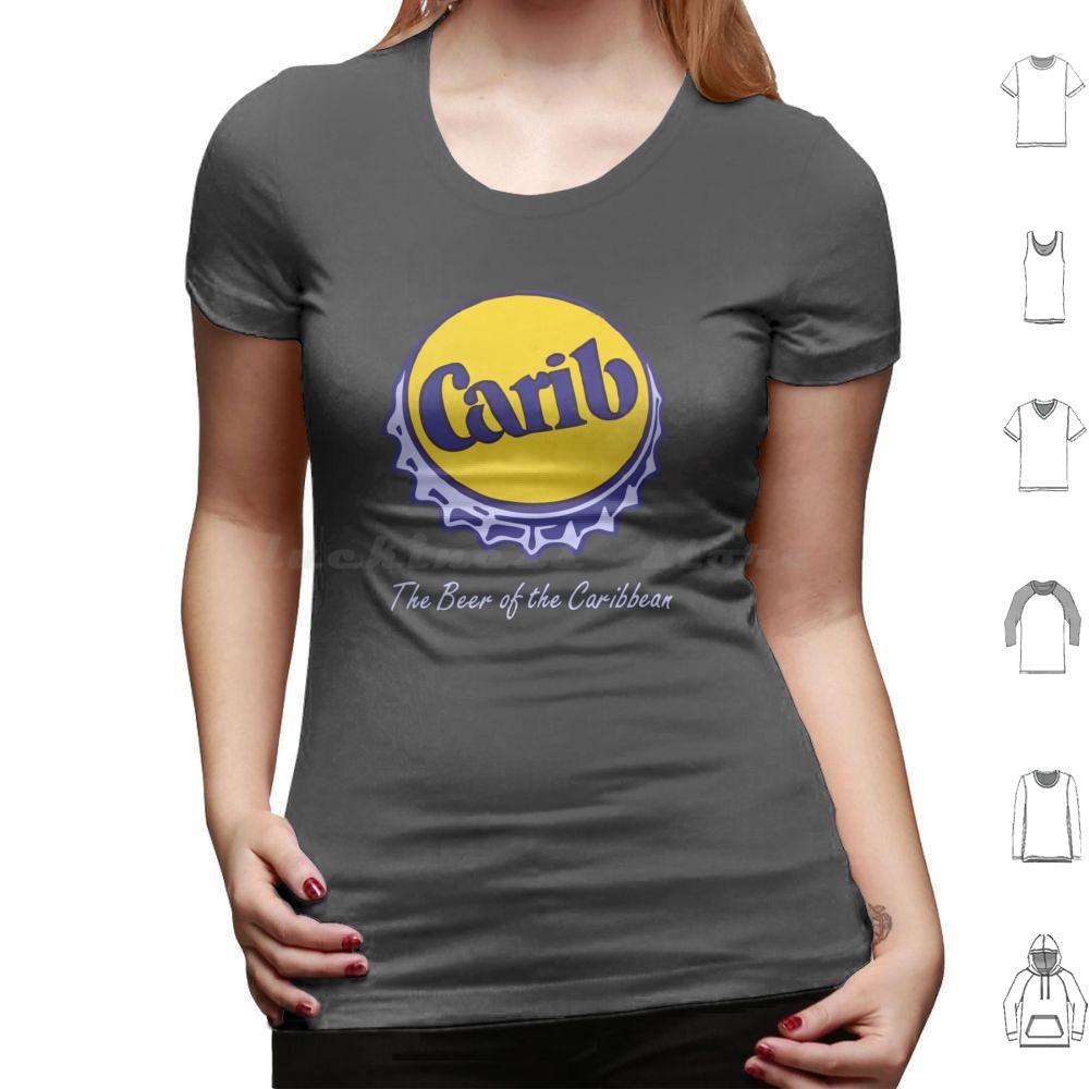 Carib Beer The Beer Of The Caribbean T Shirt Big Size 100 Cotton Beer Cerveza Lager Carib Caribbean West Indies