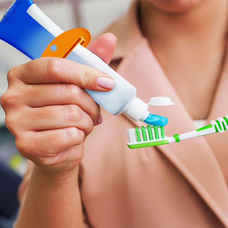 Toothpaste Tube Squeezer Toothpaste Clip Tube Squeezing Tool Labor-Saving Toothpaste Roller Facial Cleanser Squeezing Dispenser