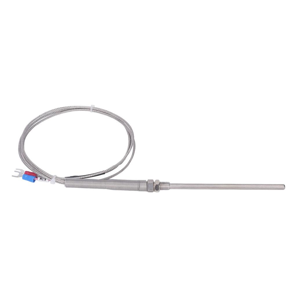 Термопара типа K, зонд, датчик температуры, детектор, измеритель, нержавеющая сталь 304, резьба M8, 1 метр