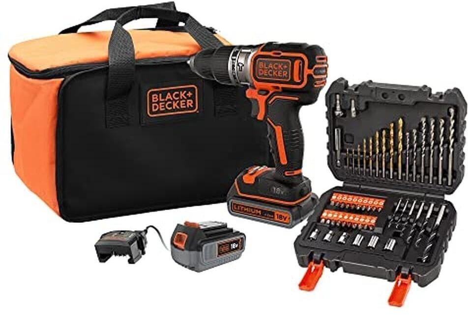 Ударный шуруповёрт Black & Decker BL188ME2SA-QW (2x 2.5 Ah)