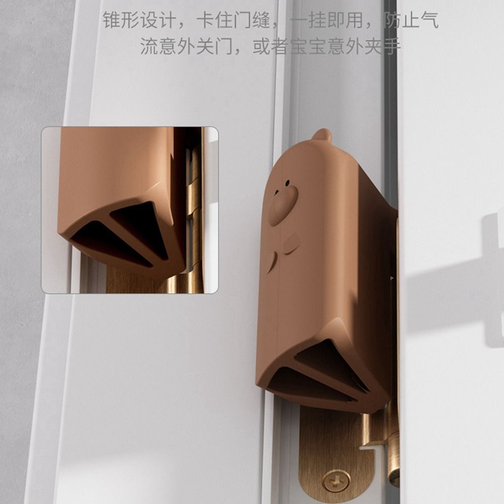 Silicone Door Stopper Anti Pinch Hand Finger Protector New Baby Safety Lock Door