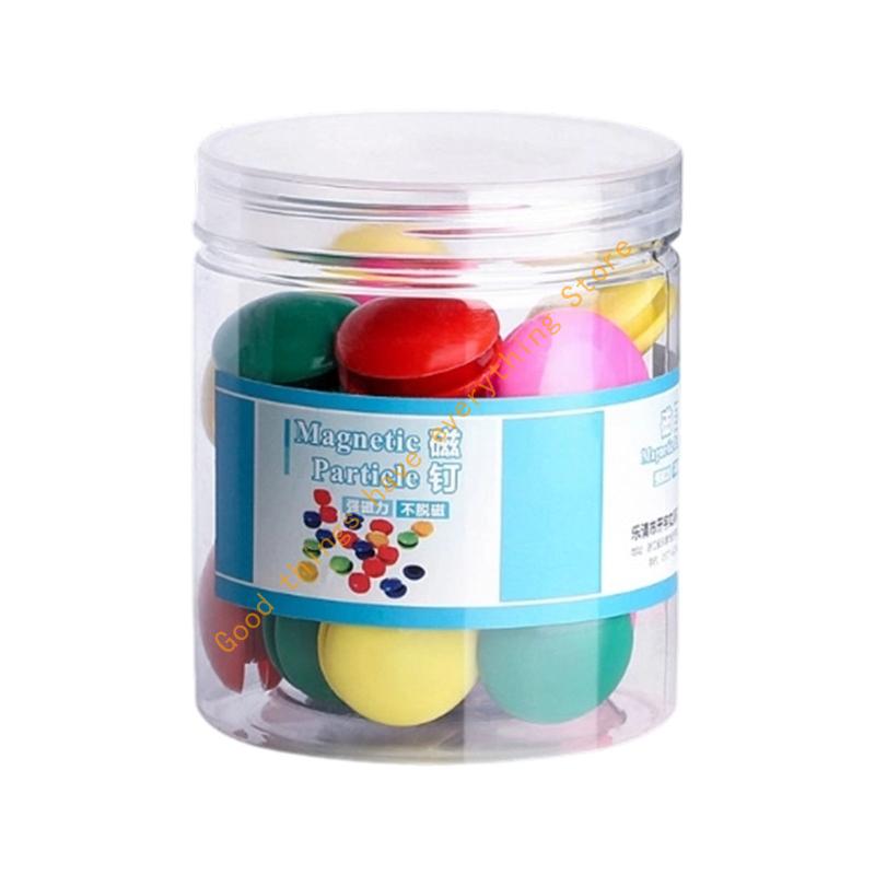 Bright Plastic Covered Buttons Slip Resistant Design For Office Organization Whiteboard Decors Photo Holders 55KF