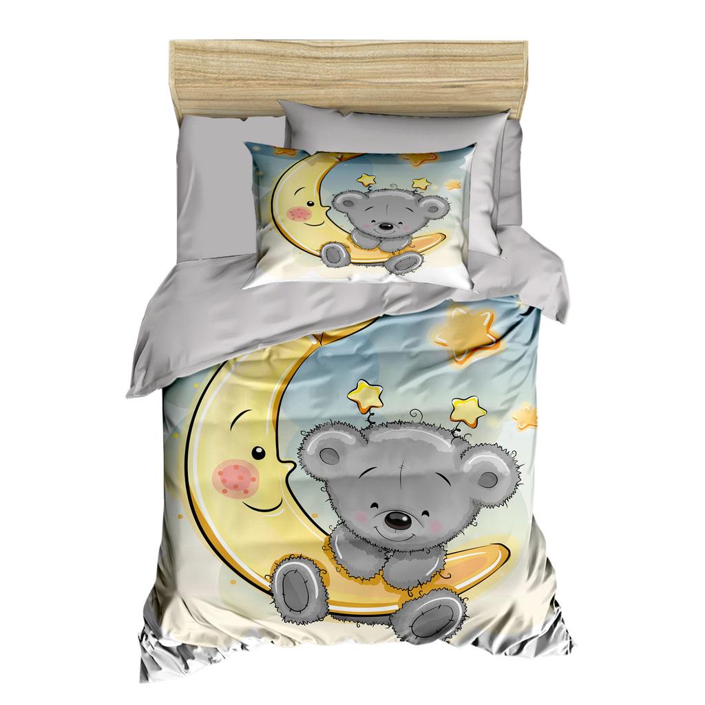 Пододеяльник унисекс для новорожденных девочек и мальчиков, комплект из 100% хлопка