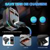 Автомобильный FM-трансмиттер Bluetooth 5.0 PD Type-C Двойной USB Окружающий плеер Громкая связь MP3 Зарядное устройство Type-C Беспроводной Свет PD QC3.0 Адаптер