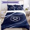 West Ham United Football Printed 3 Pieces Bedding Set, Comfortable Skin Friendly Bedroom Duvet Cover Set