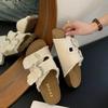 Французская ретро пряжка ремня джинсовые тапочки женские с кисточками повседневные шлепанцы женские летние для улицы отпуска пляжная обувь женские сандалии