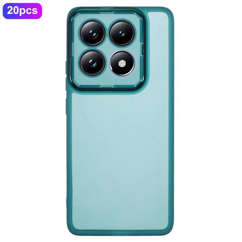 Bulk Purchasing 20Pcs For Xiaomi 14T Case Electroplated Camera Frame TPU Phone Cover Precise Cutouts