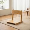 Folding Tatami Chair Portable Bamboo Floor Chair Seat Low-Height Compact for Reading Corner, Tea Time