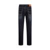 Qipai Men's Lyocell Blend Straight-Leg Washed Jeans