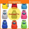 Рюкзак через плечо с цепочкой по игре Among Us для детей и подростков, мальчиков и девочек, школьный и дорожный рюкзак