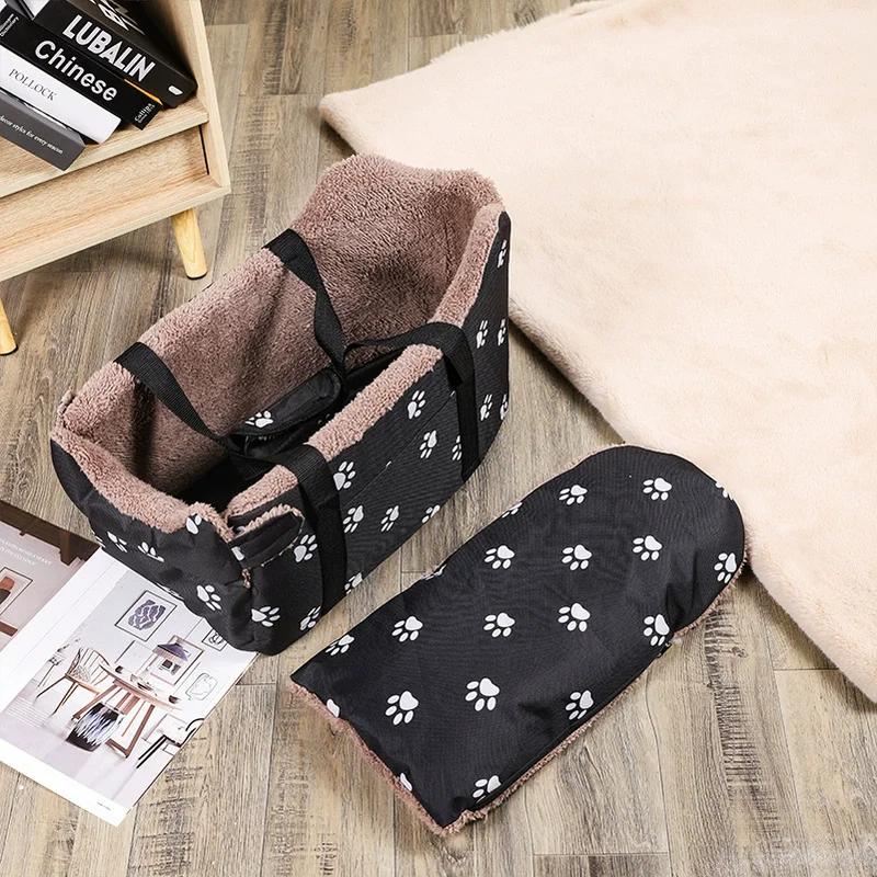 Cat Carrier Bag Soft Breathable Side Shoulder Bag Pet Car seat Cover car dog bed safety Carrier