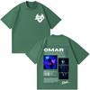 Omar Courtz Por Si Unisexana No Estoy 2026 Tour Print Tees Unisex Unisex Fashion Tshirts Shortsleeved Casual Cotton Hiphop T Shirts