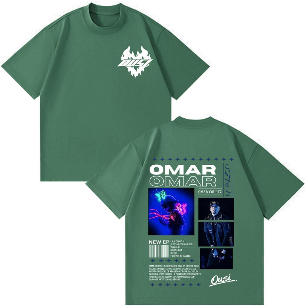 Omar Courtz Por Si Unisexana No Estoy 2026 Tour Print Tees Unisex Unisex Fashion Tshirts Shortsleeved Casual Cotton Hiphop T Shirts